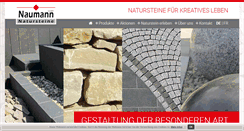 Desktop Screenshot of naumann-natursteine.de